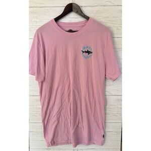 Maui And Sons Shark Men’s Pink T Shirt Size L